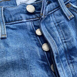 Denim Forum The Arlo High-Rise Straight Jeans (27)